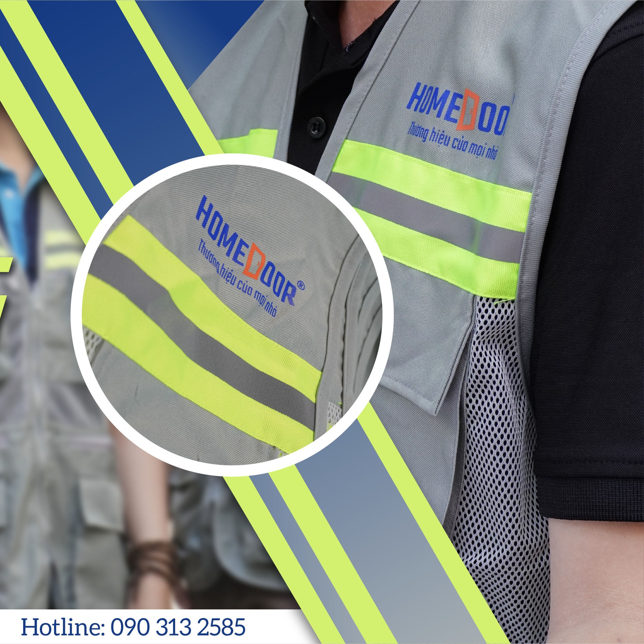 Áo Bảo Hộ Lao Động Home Door Mẫu 2