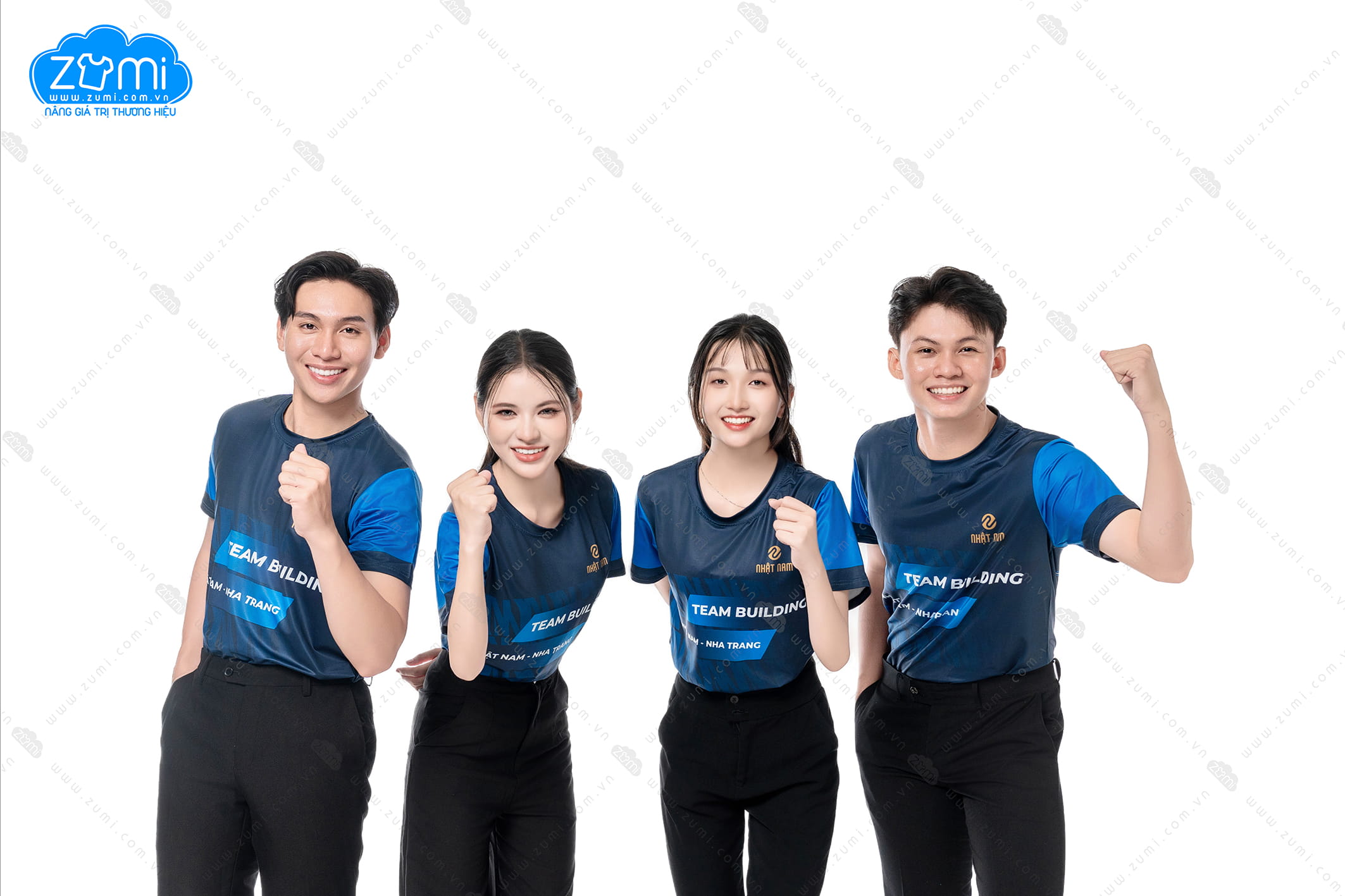 Áo Đồng Phục Cổ Tròn Nhật Nam