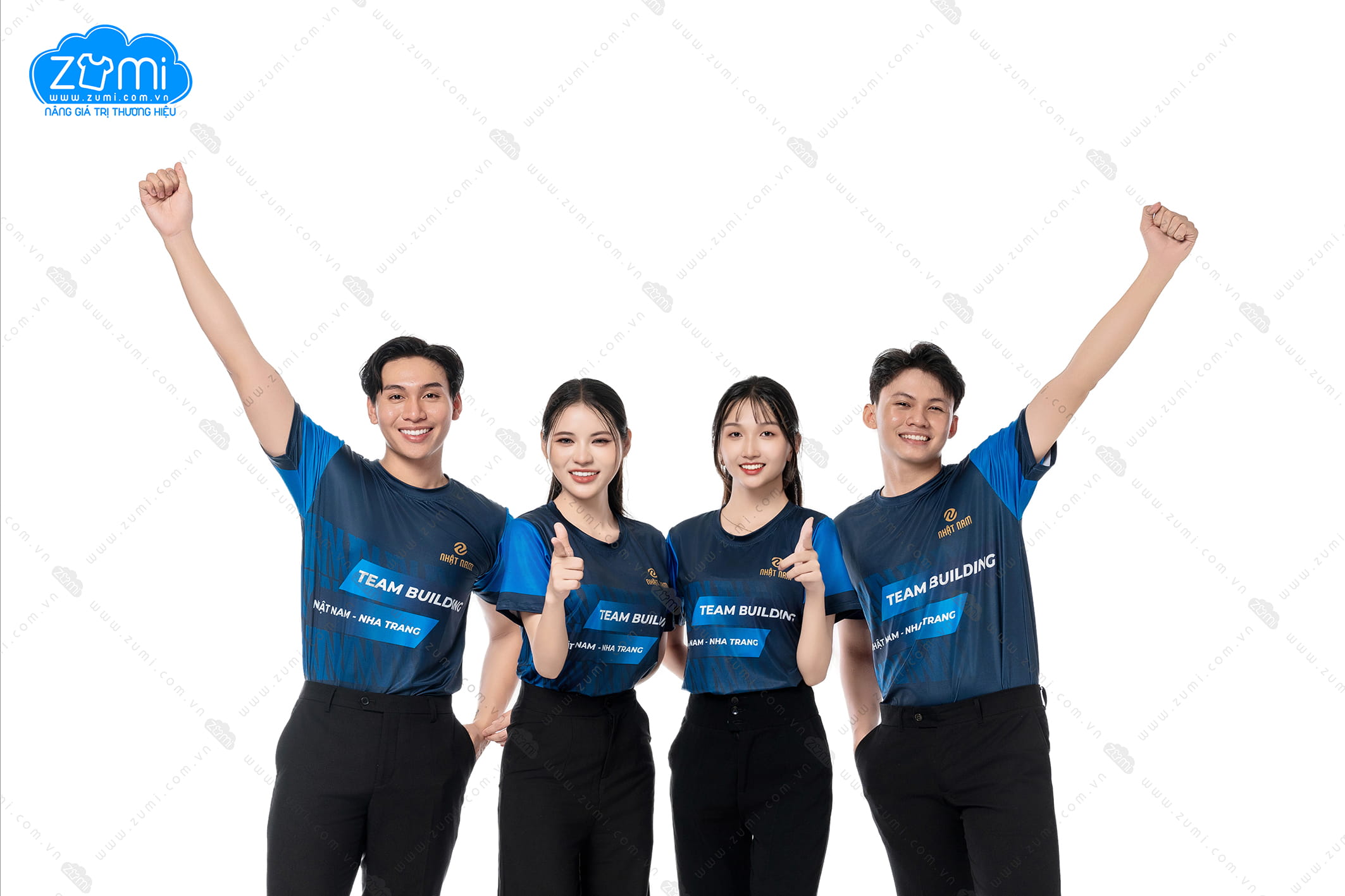 Áo Đồng Phục Cổ Tròn Nhật Nam