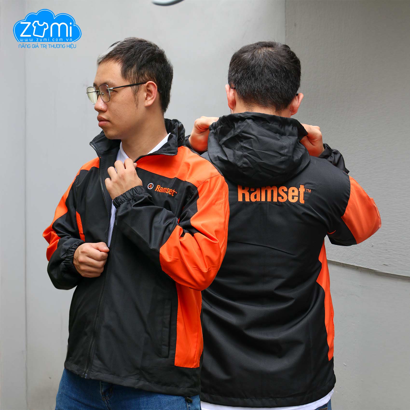Áo khoác Đồng Phục - Áo khoác gió Công ty Ramset