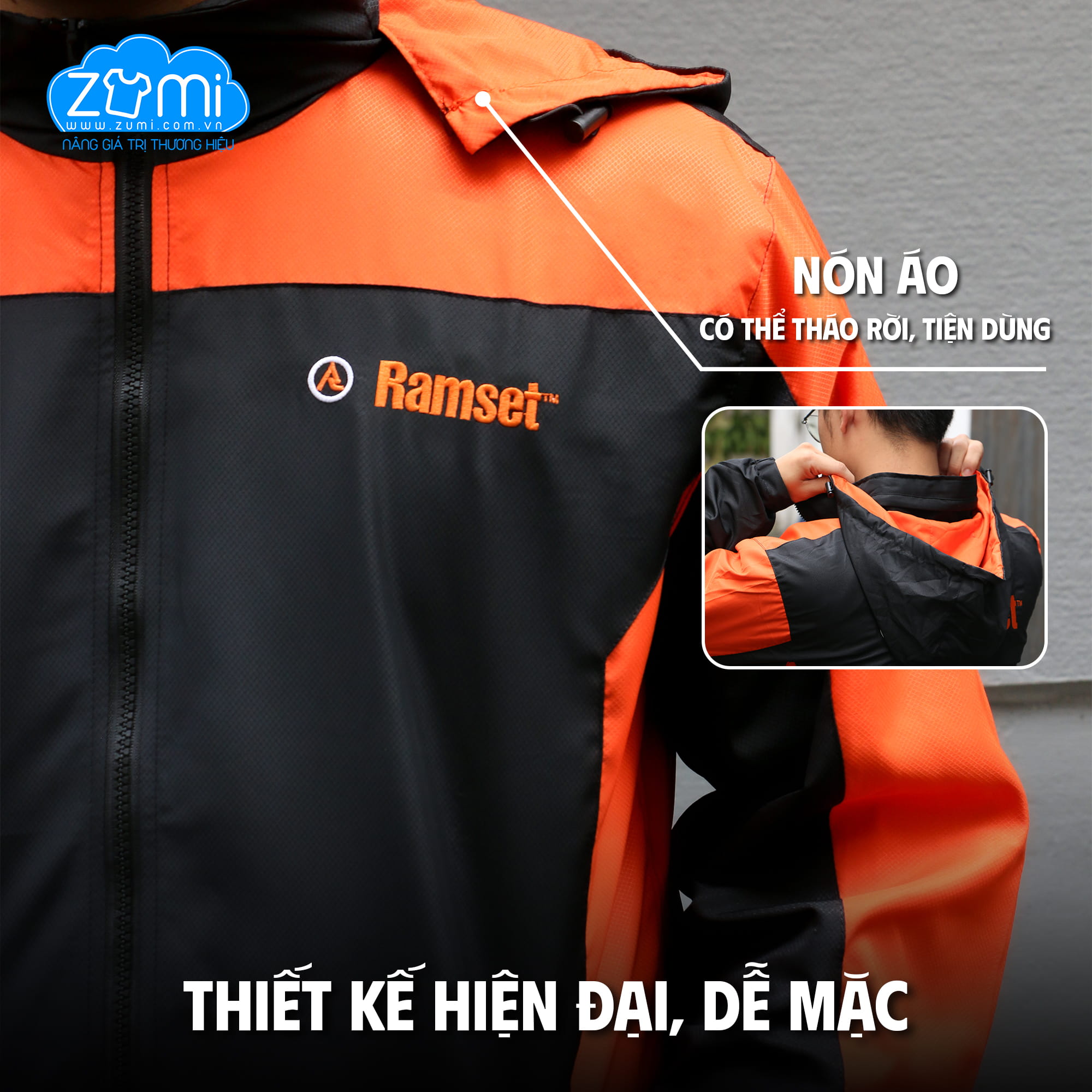 Áo khoác Đồng Phục - Áo khoác gió Công ty Ramset