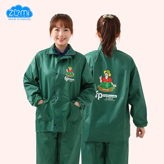 Áo mưa bộ - Áo mưa quảng cáo công ty Forpeasantz