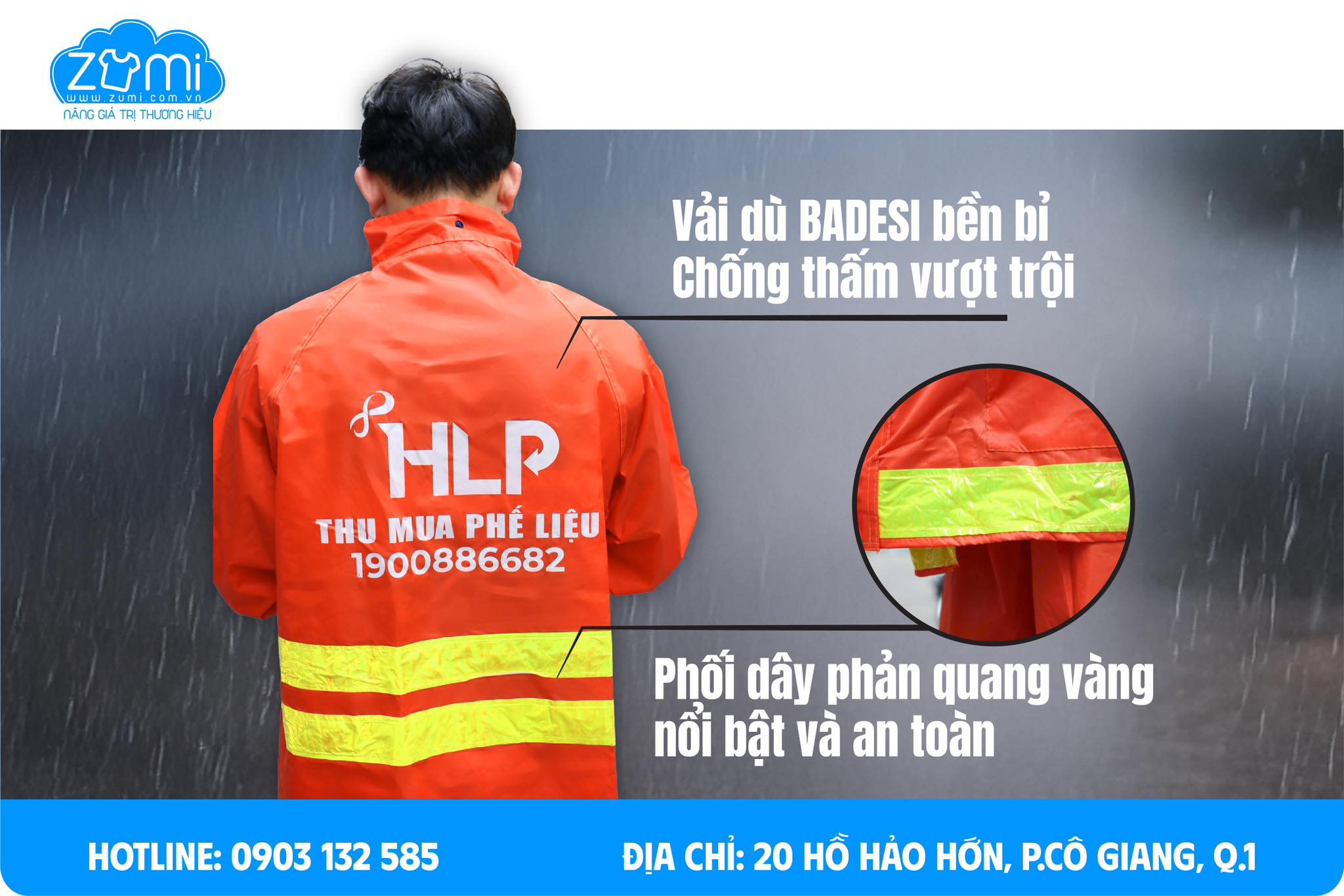 Áo mưa bộ HLP