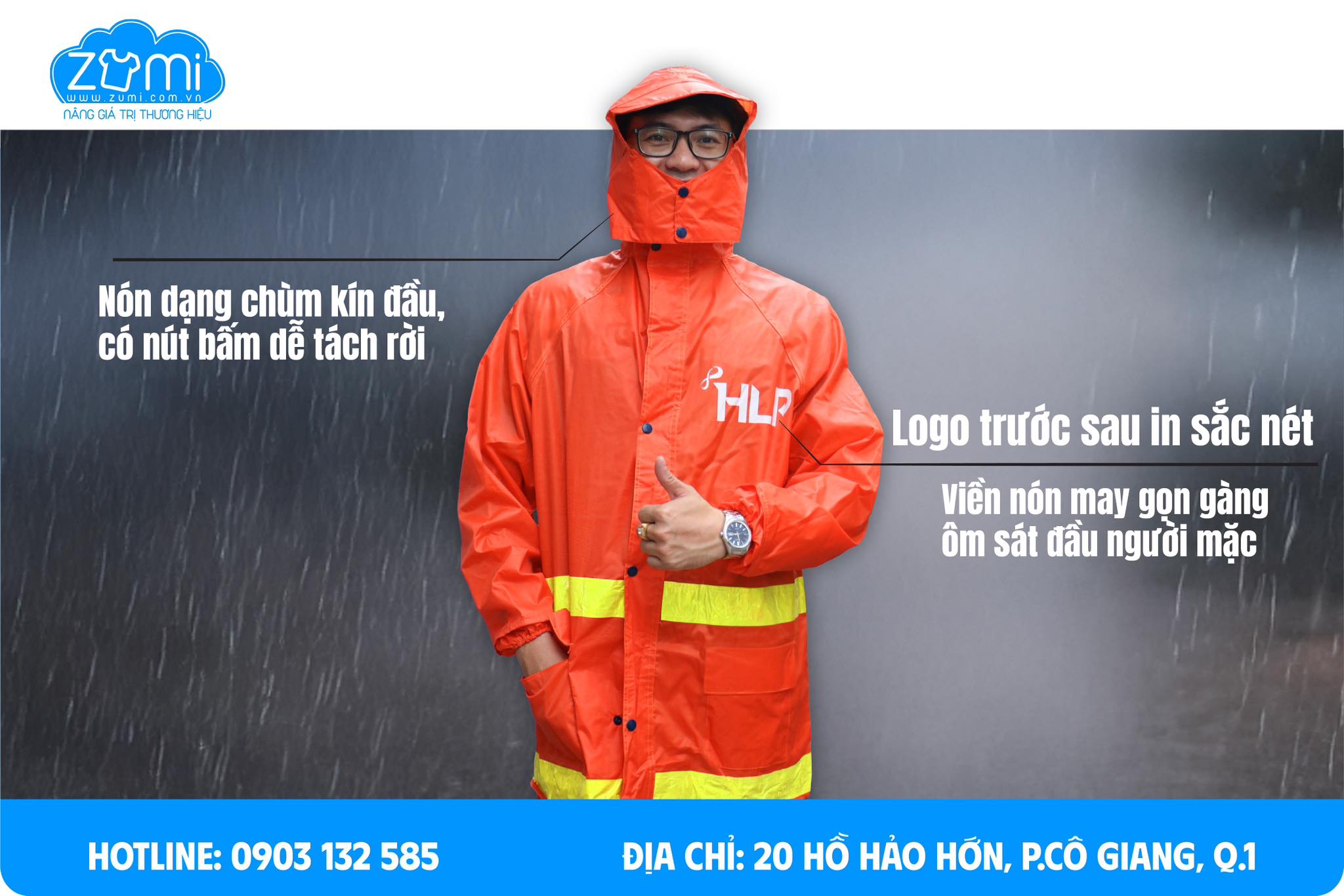 Áo mưa bộ HLP