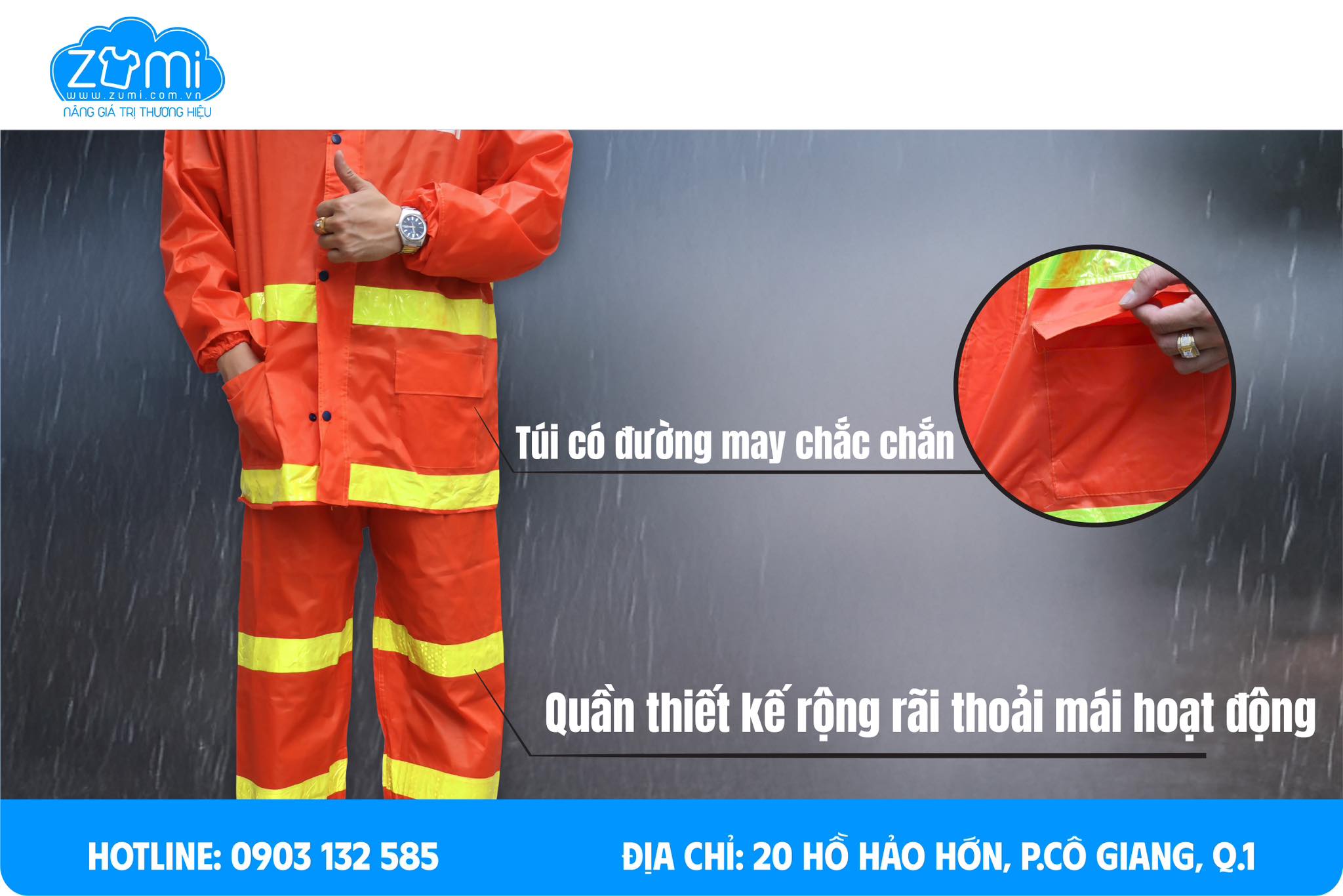 Áo mưa bộ HLP