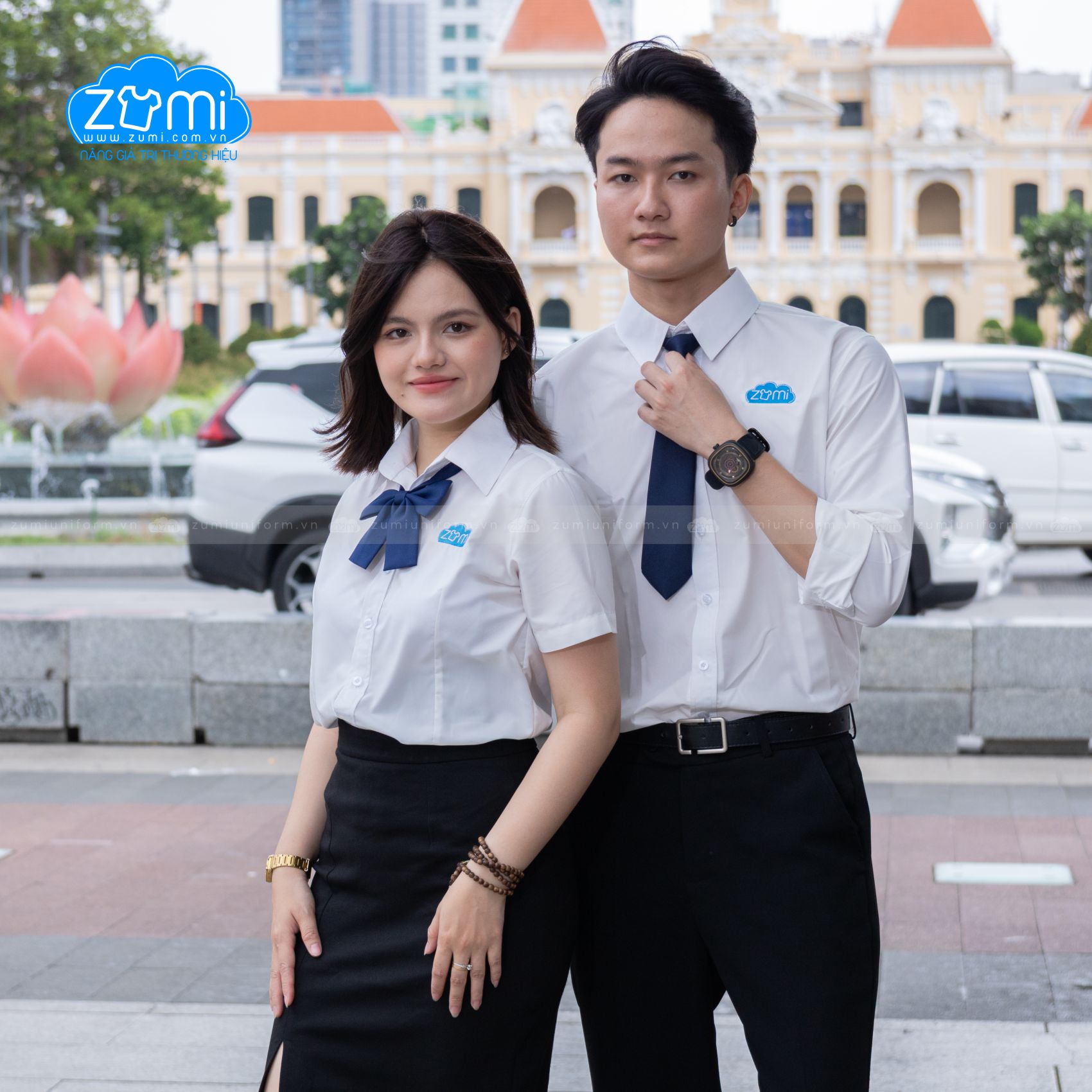 Áo Sơ Mi Công Sở Đồng Phục Zumi