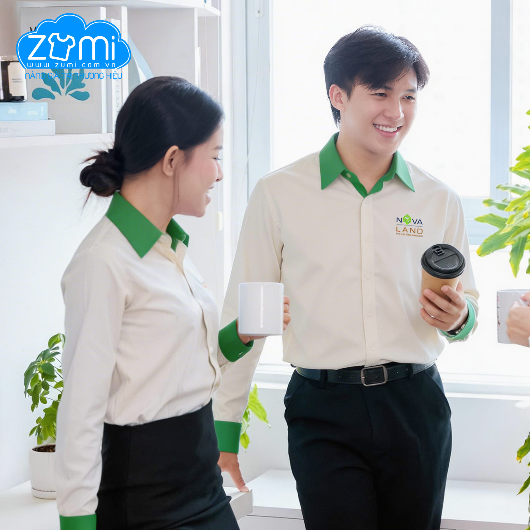 Áo Sơ Mi Đồng Phục Tay Dài Nova Land