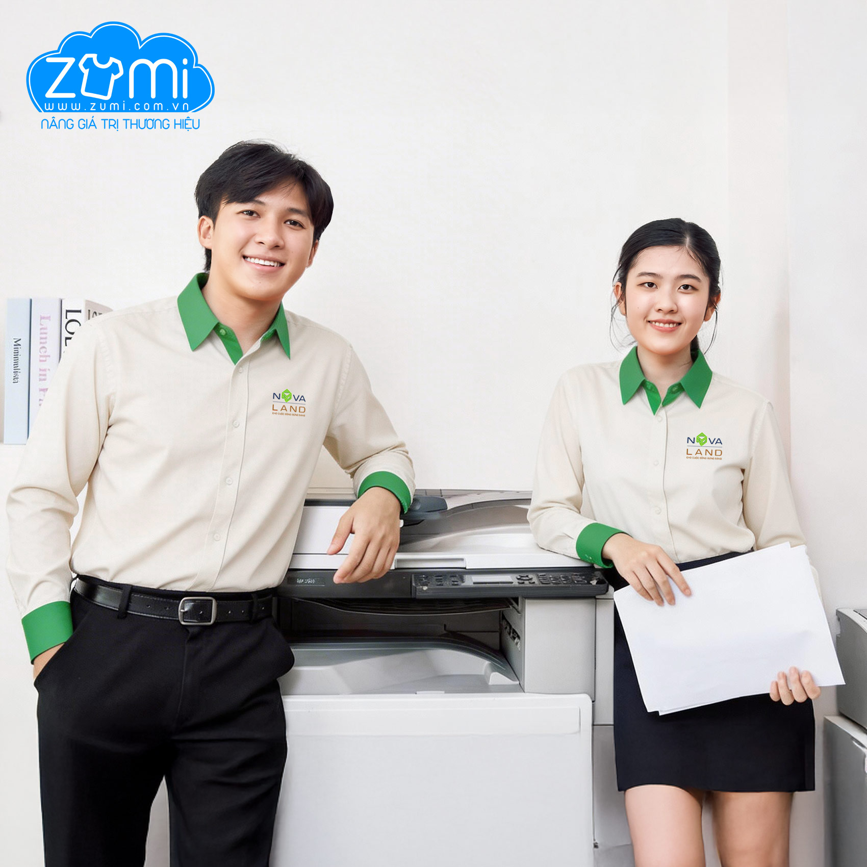 Áo Sơ Mi Đồng Phục Tay Dài Nova Land