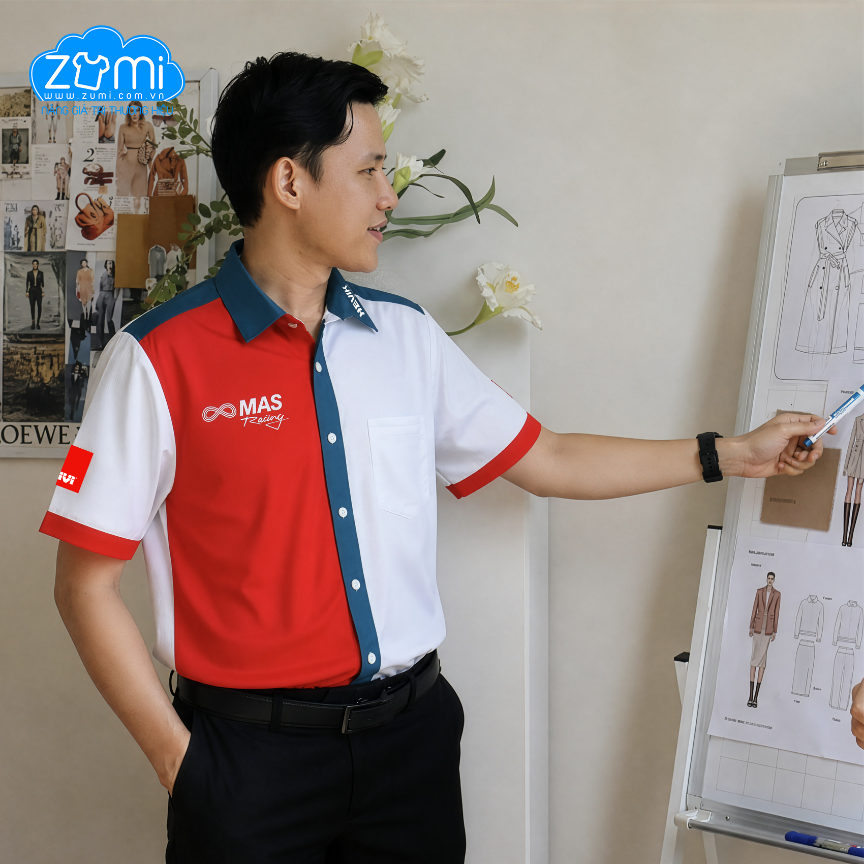Áo Sơ Mi Đồng Phục Tay Ngắn GIVI