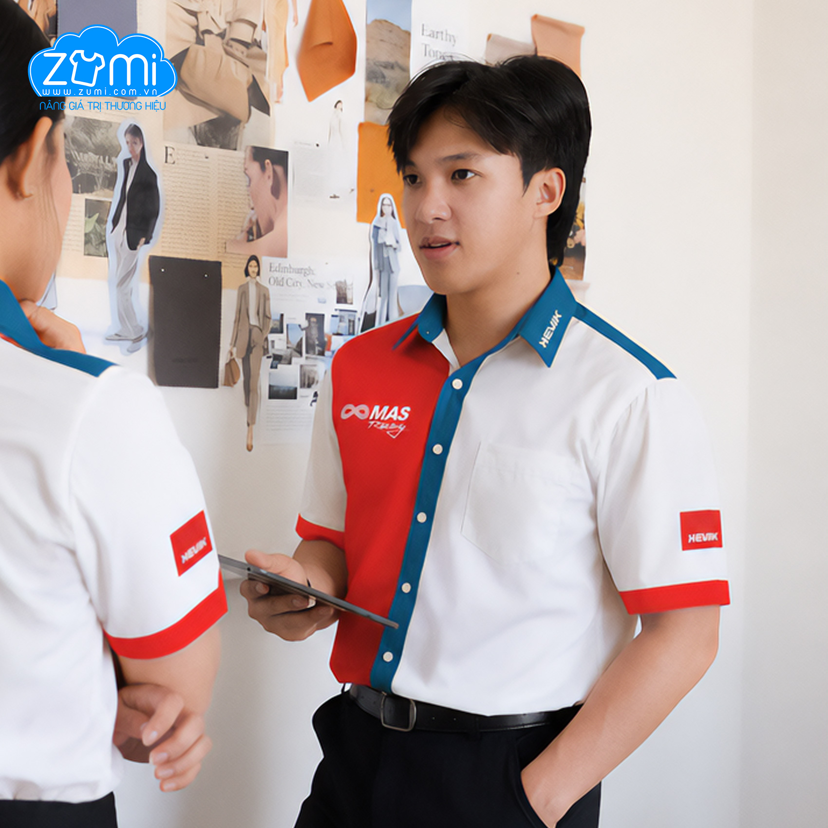 Áo Sơ Mi Đồng Phục Tay Ngắn GIVI