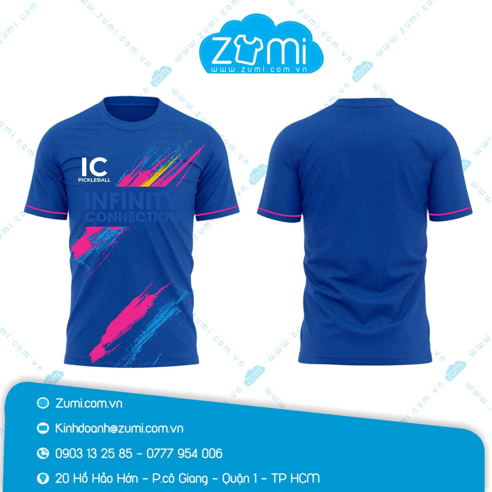  Áo Thun Đồng Phục 3D Pickle Ball IC