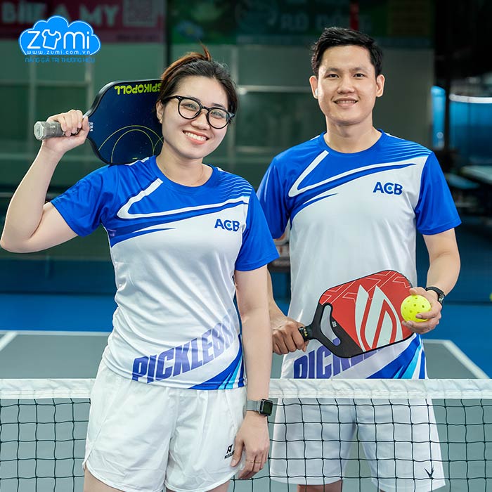  Áo Thun Đồng Phục 3D PickleBall ACB