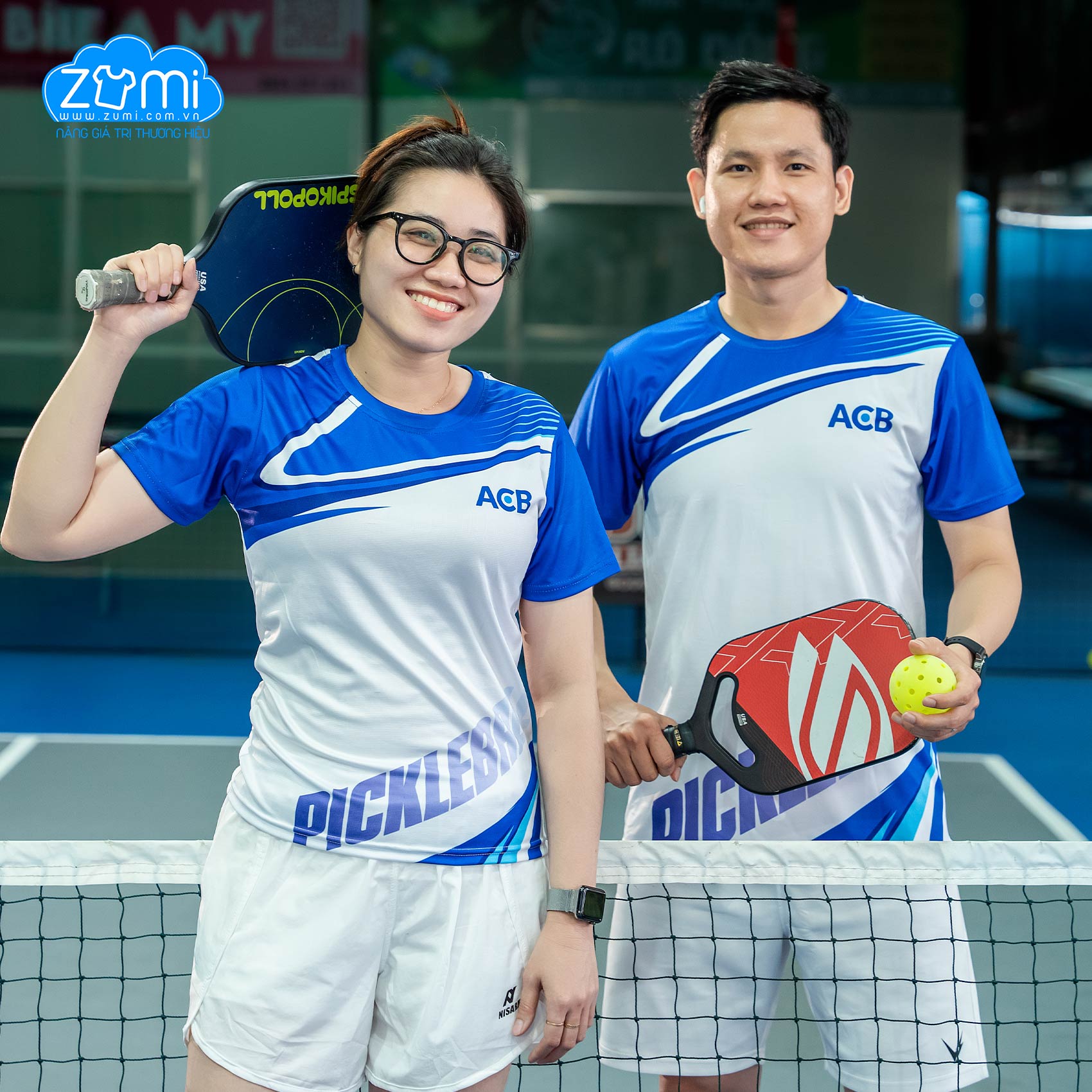  Áo Thun Đồng Phục 3D PickleBall ACB