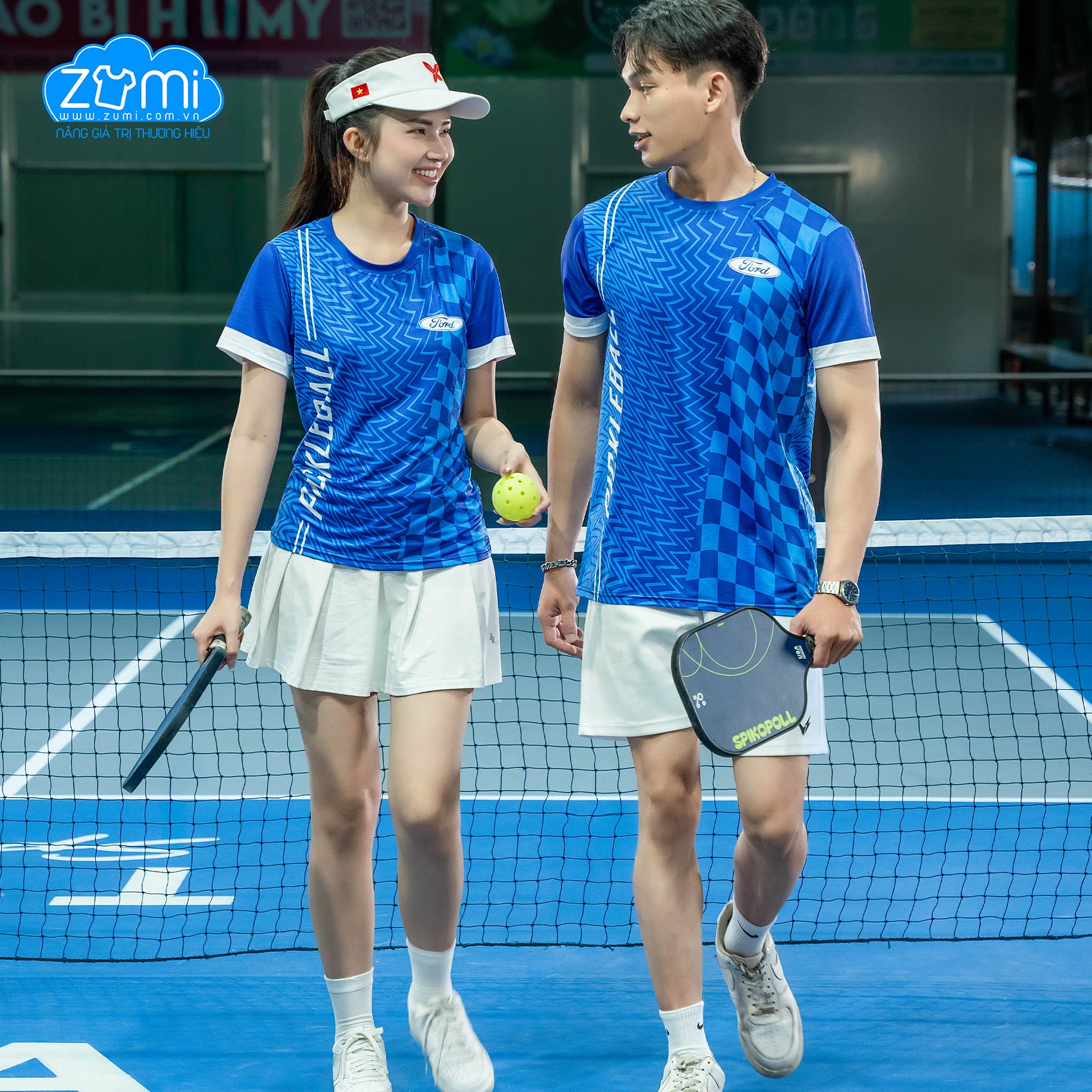  Áo Thun Đồng Phục 3D PickleBall Ford