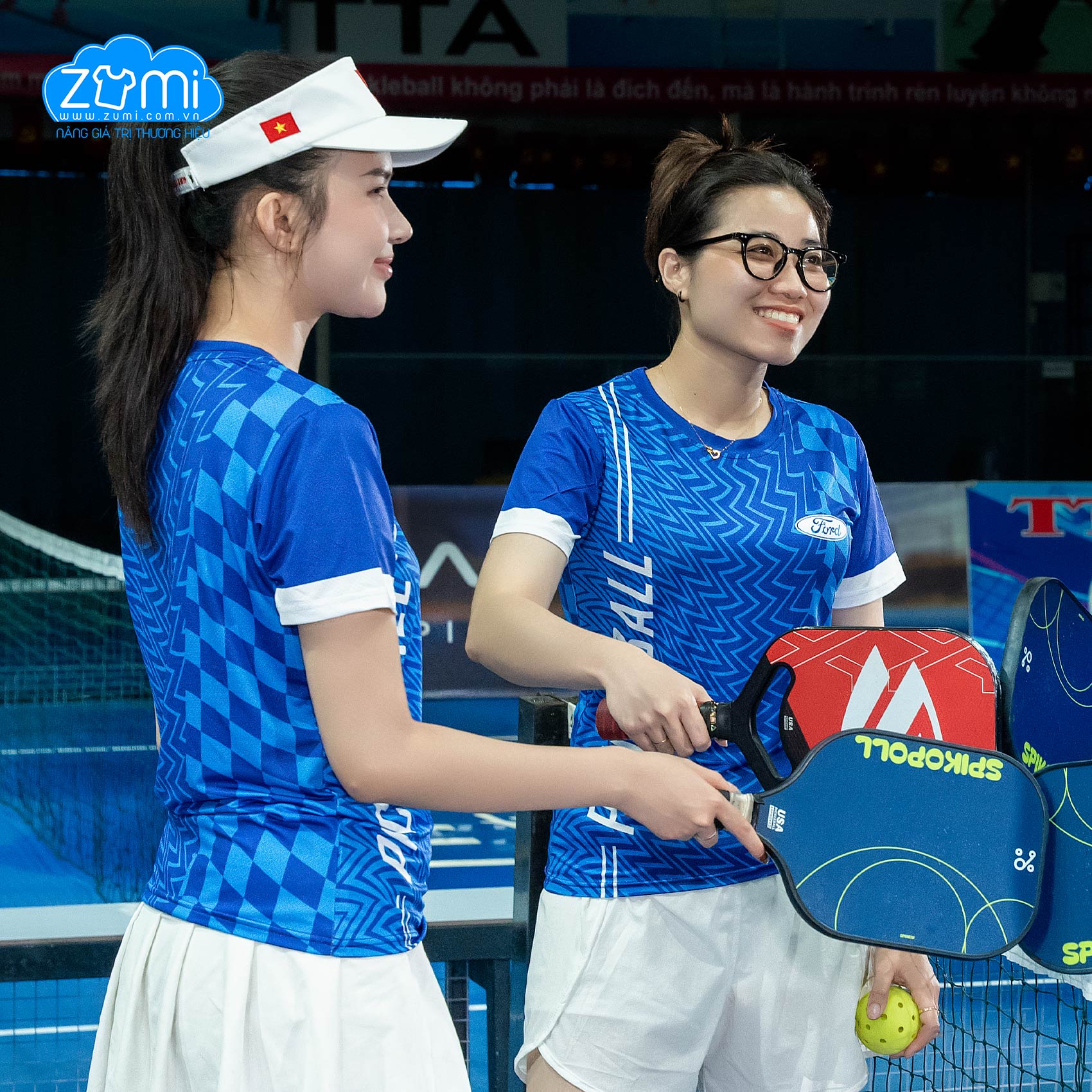  Áo Thun Đồng Phục 3D PickleBall Ford