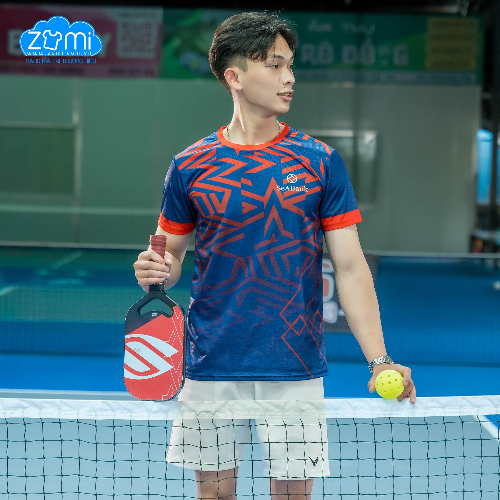 Áo Thun Đồng Phục 3D PickleBall SeABank