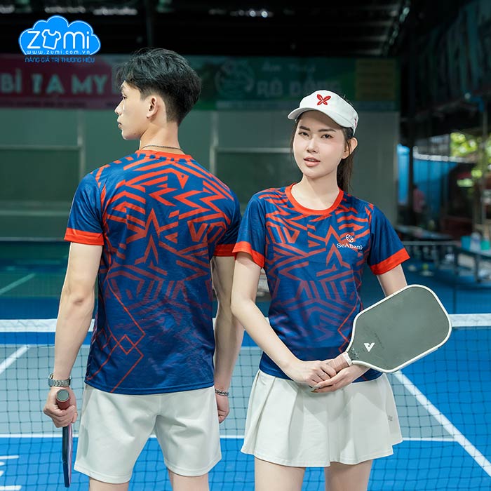Áo Thun Đồng Phục 3D PickleBall SeABank