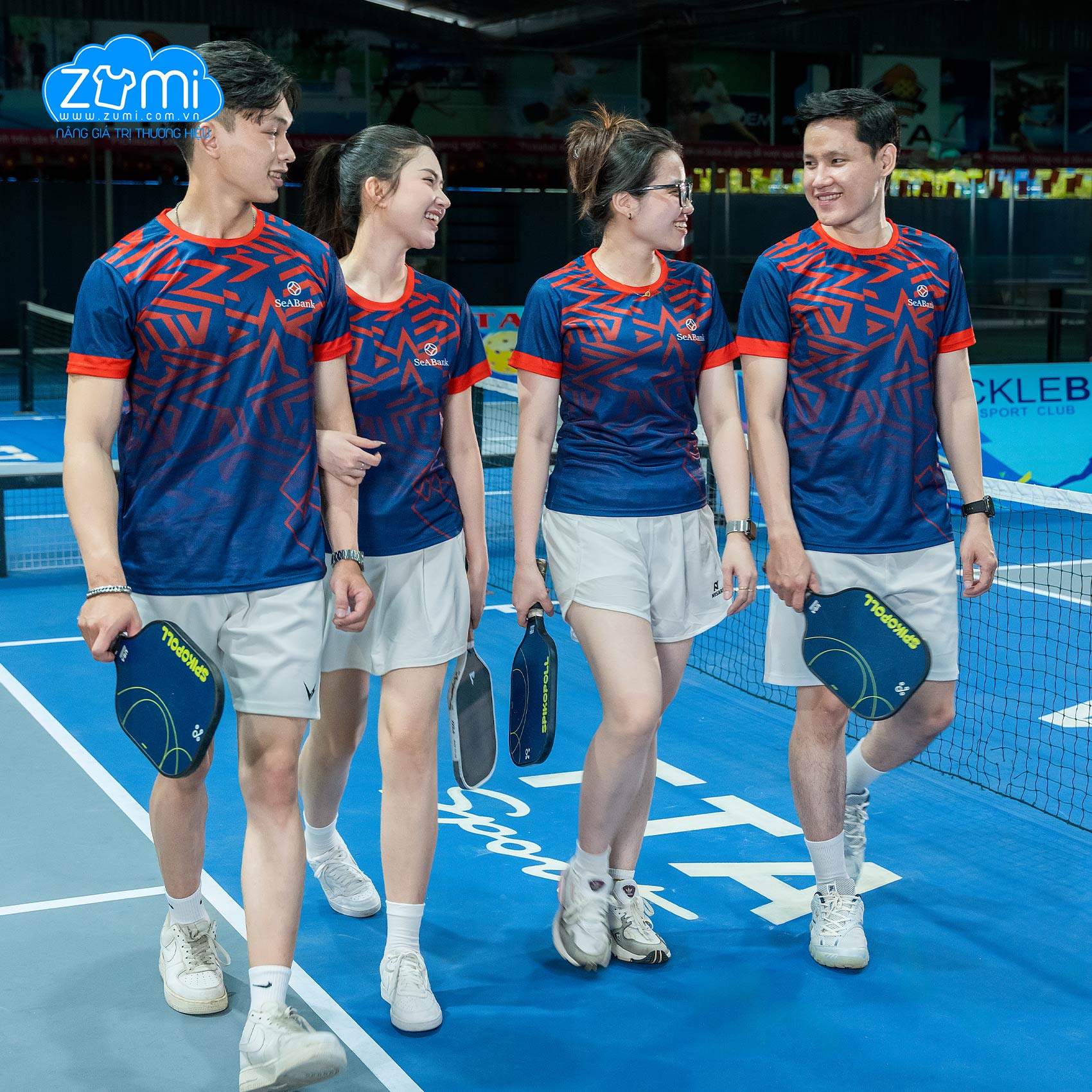 Áo Thun Đồng Phục 3D PickleBall SeABank