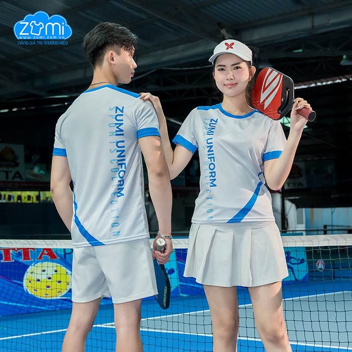  Áo Thun Đồng Phục 3D PickleBall Zumiuniform