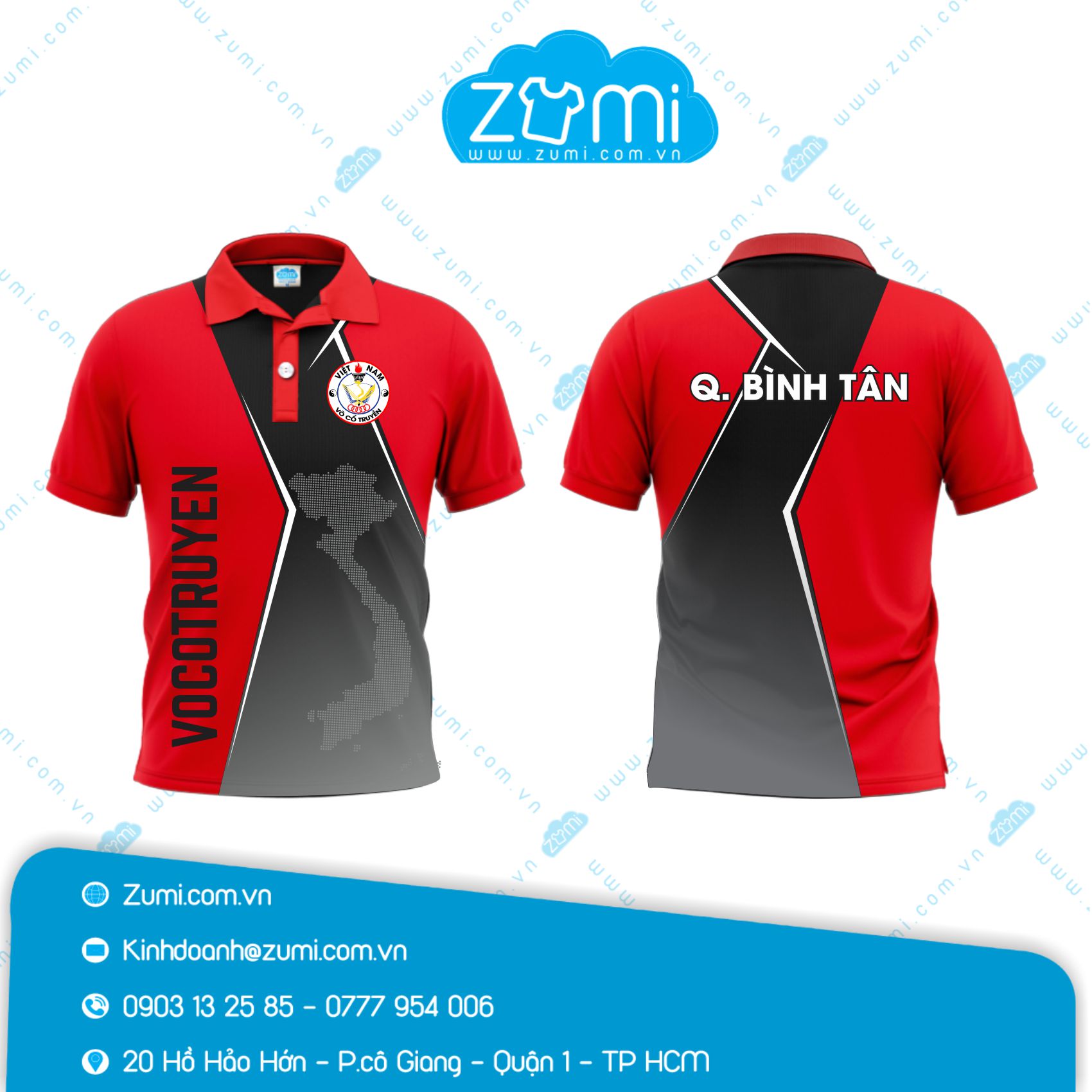 Áo thun đồng phục 3D Võ Cổ Truyền