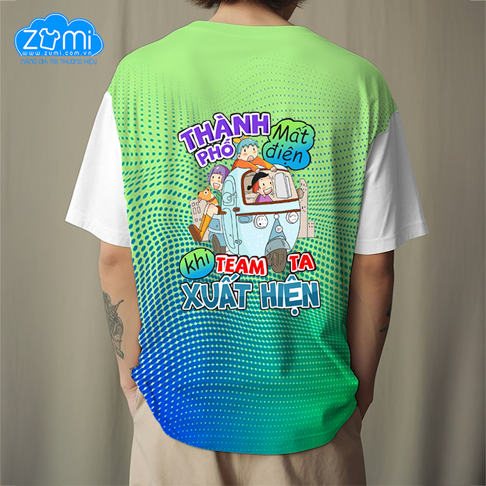 Áo Thun Đồng phục - Áo Lớp In 3D Slogan Chất