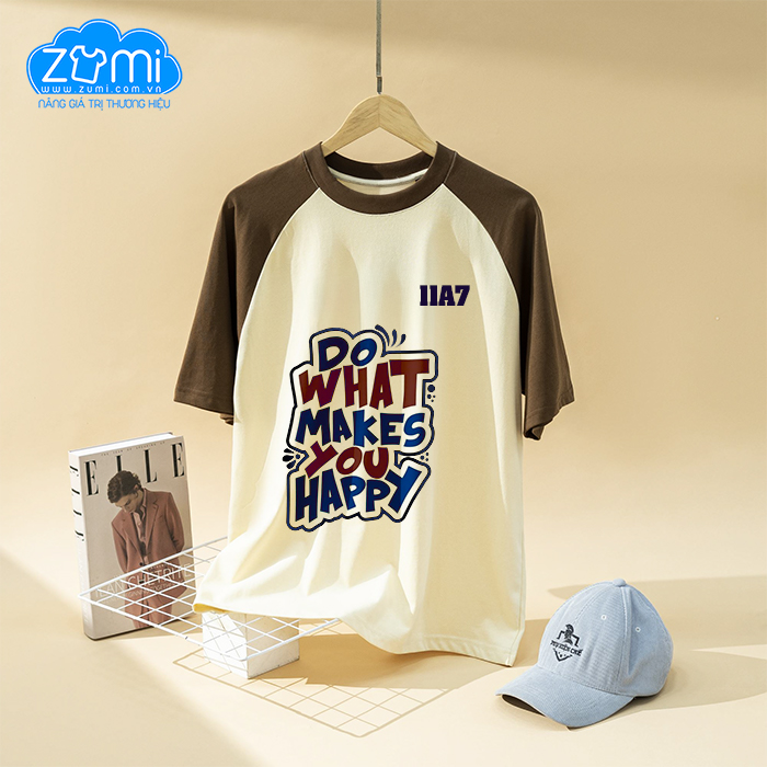 Áo Thun Đồng phục - Áo Lớp In Slogan 11A7