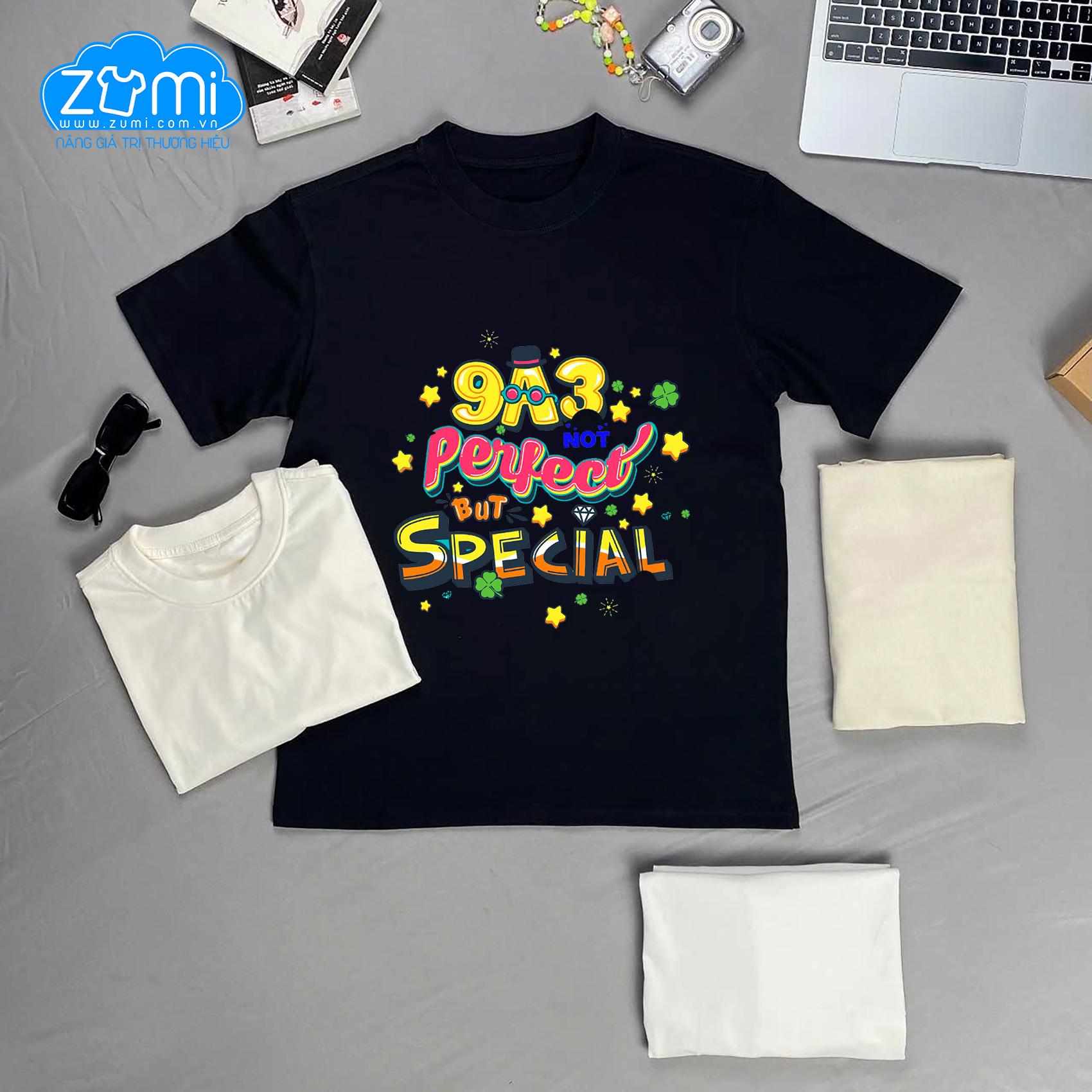 Áo Thun Đồng phục Cổ Tròn - Áo Lớp In 3D