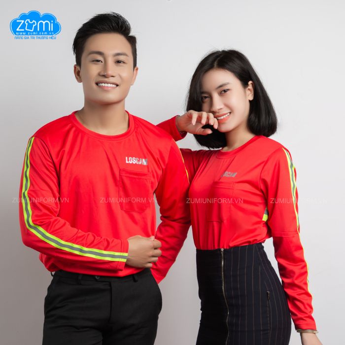 Áo Thun Đồng Phục Cổ Tròn - LOSCAM - Z0121048