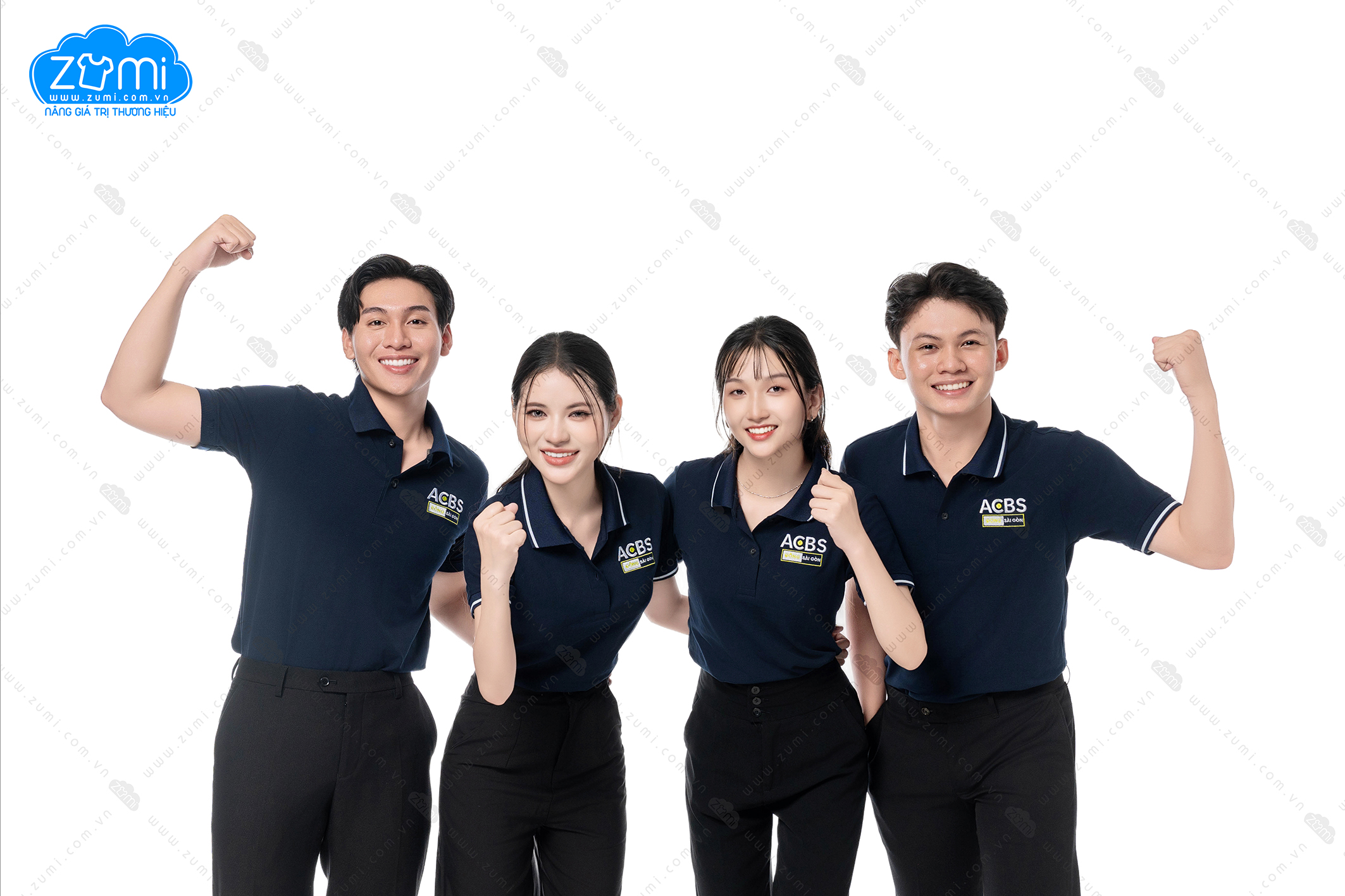 Áo Thun Đồng phục Cổ Trụ, Áo Polo Ngân Hàng ACB