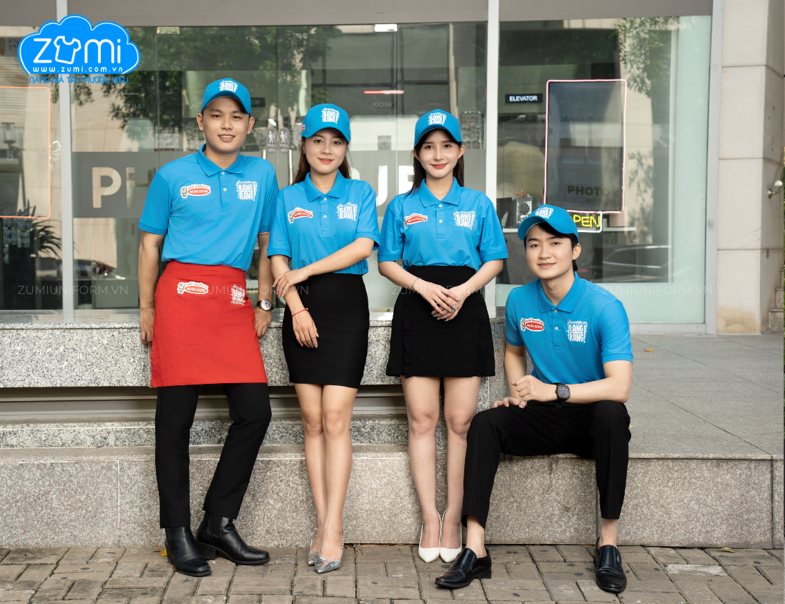 Áo Thun Đồng phục Cổ Trụ ACECOOK