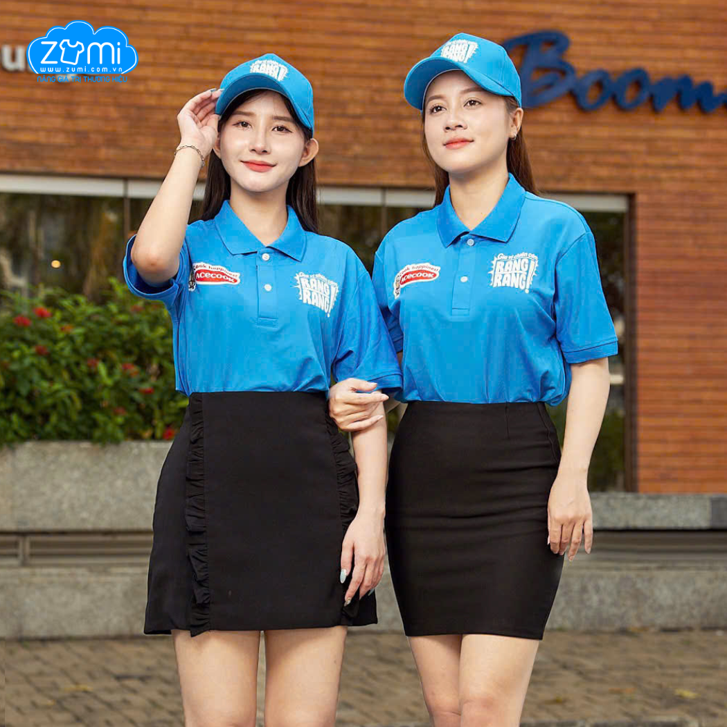 Áo Thun Đồng phục Cổ Trụ ACECOOK