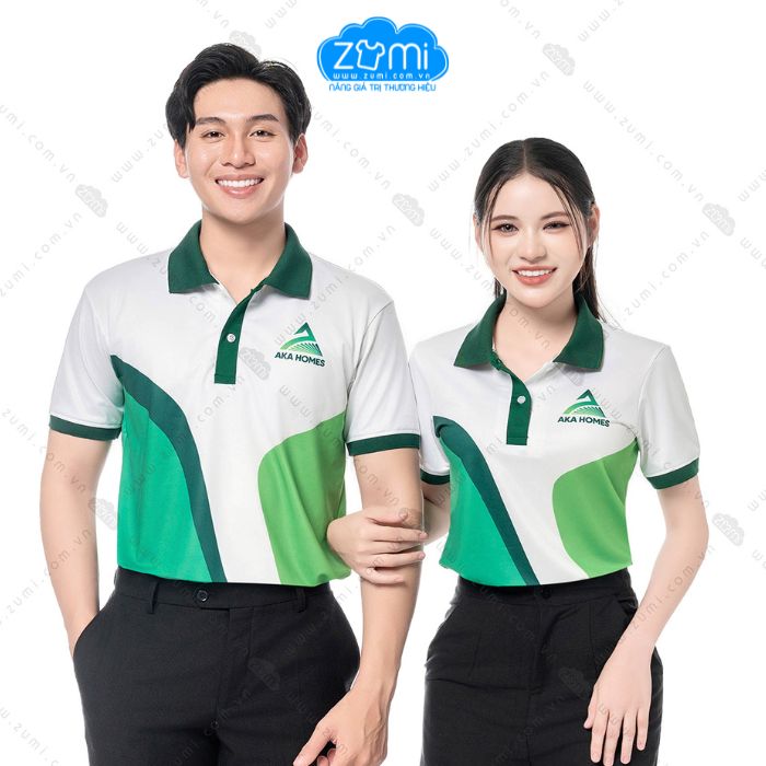 Áo Thun Đồng phục Cổ Trụ - Aka Homes