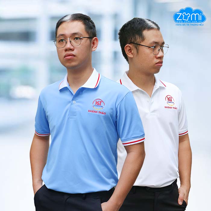 Áo Thun Đồng Phục Cổ Trụ - Áo Polo Kỹ Thuật Máy tính