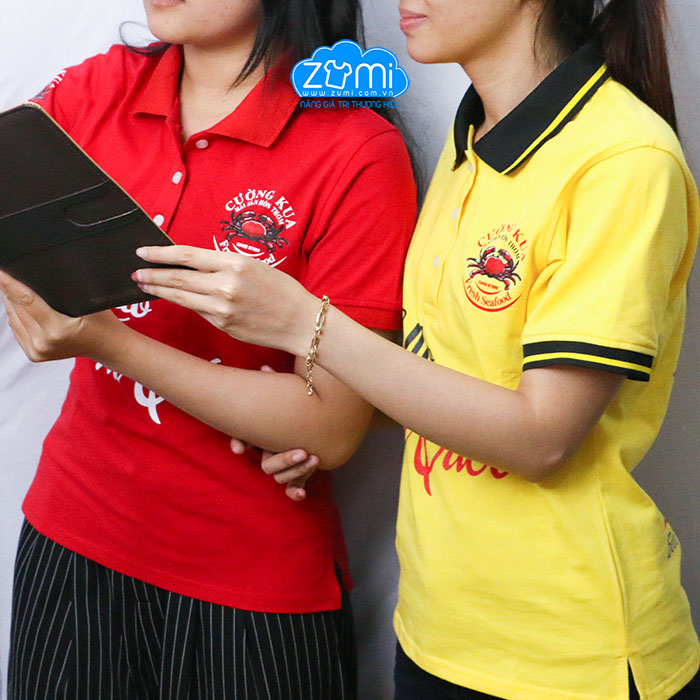 Áo Thun Đồng Phục Cổ Trụ - Áo Polo Quán Cường Kua