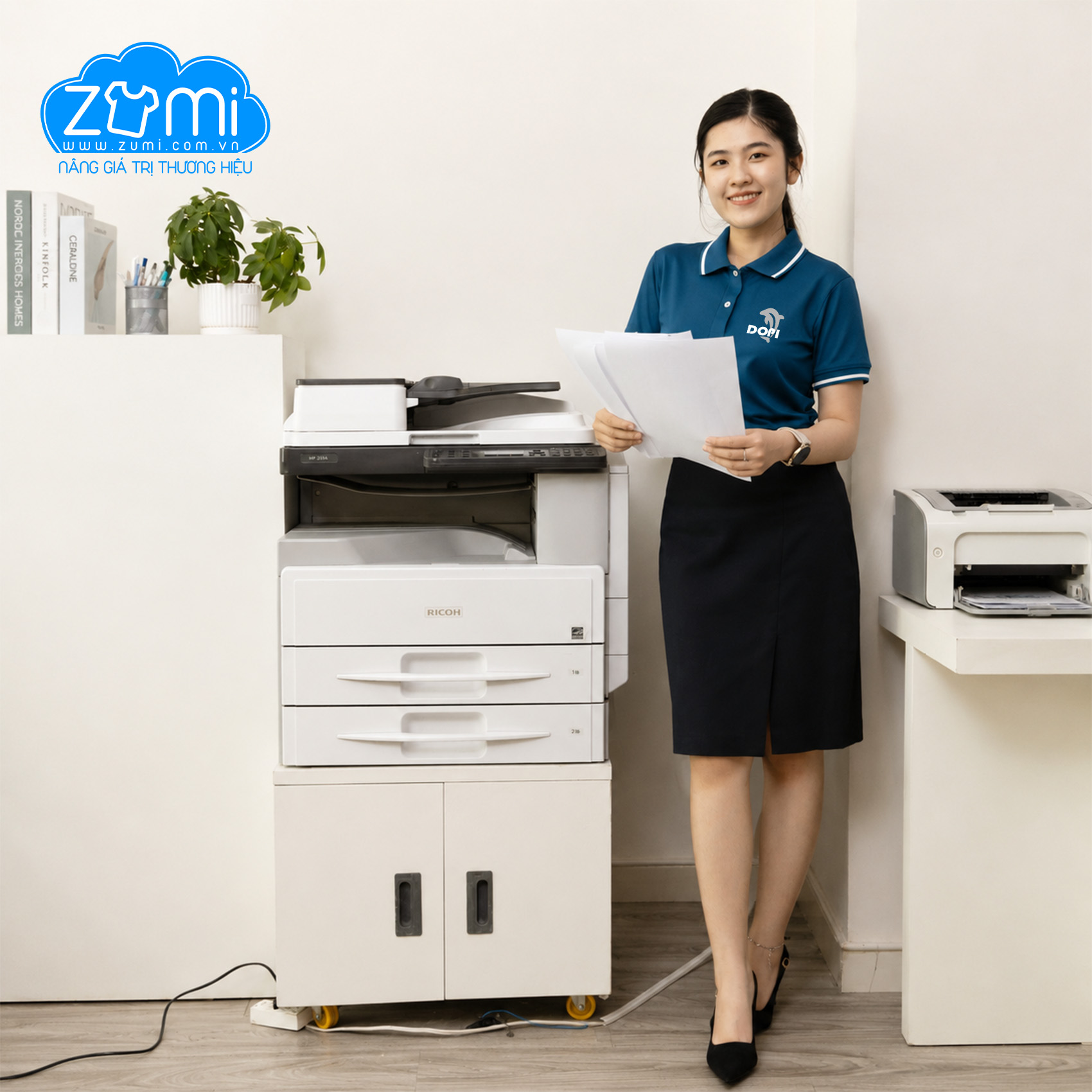 Áo Thun Đồng Phục Cổ Trụ - Dopi English - Z1120050