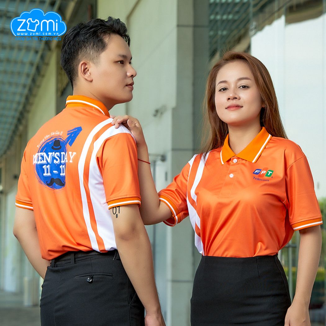 Áo Thun Đồng phục Cổ Trụ FPT