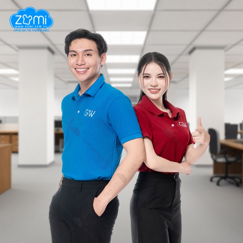  Áo Thun Đồng phục Cổ Trụ - GW