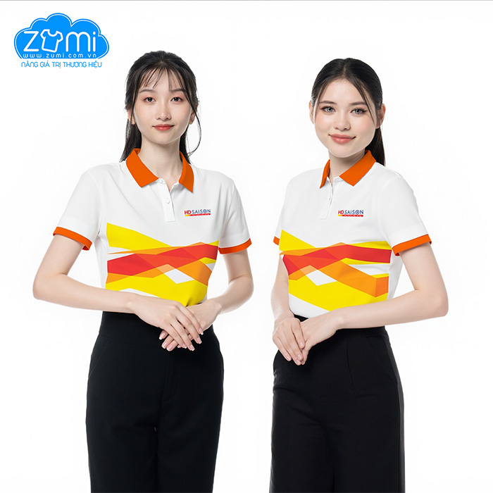 Áo Thun Đồng Phục Cổ Trụ - HD SAISON - Z0223038
