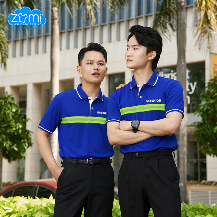 Áo Thun Đồng Phục Cổ Trụ - Sacocon - Z0723009