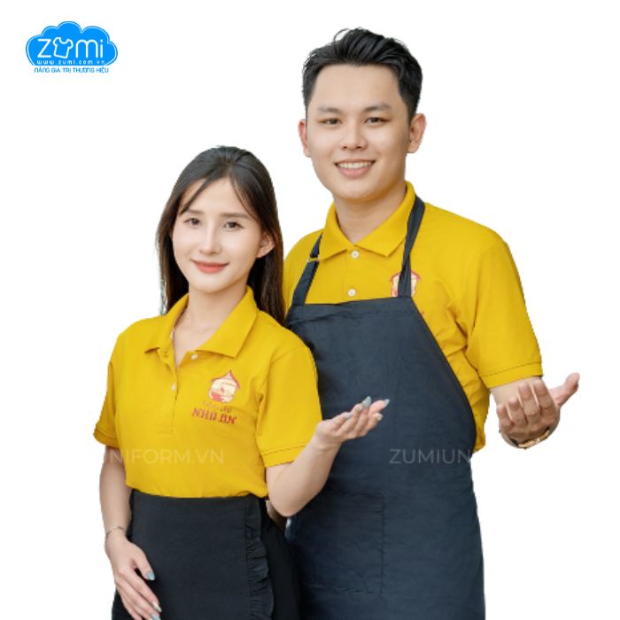 Áo Thun Đồng phục Cổ Trụ - Tiệm Lẩu An