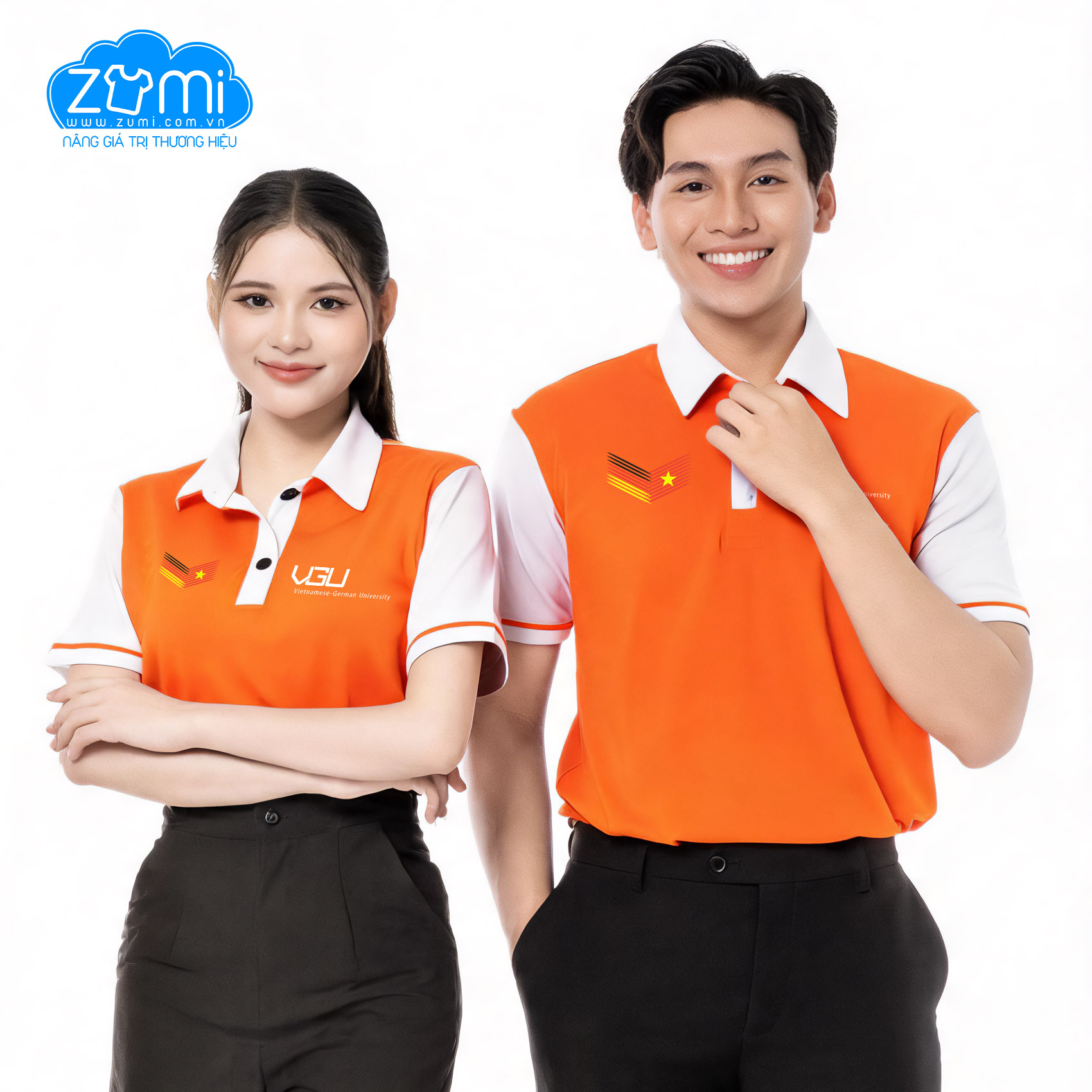 Áo Thun Đồng phục Cổ Trụ - Trường VGU - Z1023057