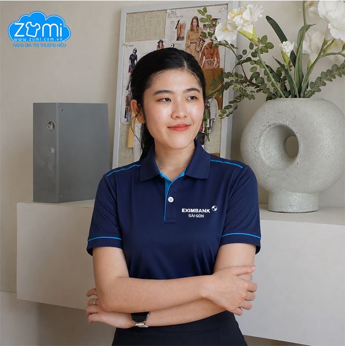 Áo Thun Đồng Phục Cổ Trụ - EXIMBANK - Z0223092