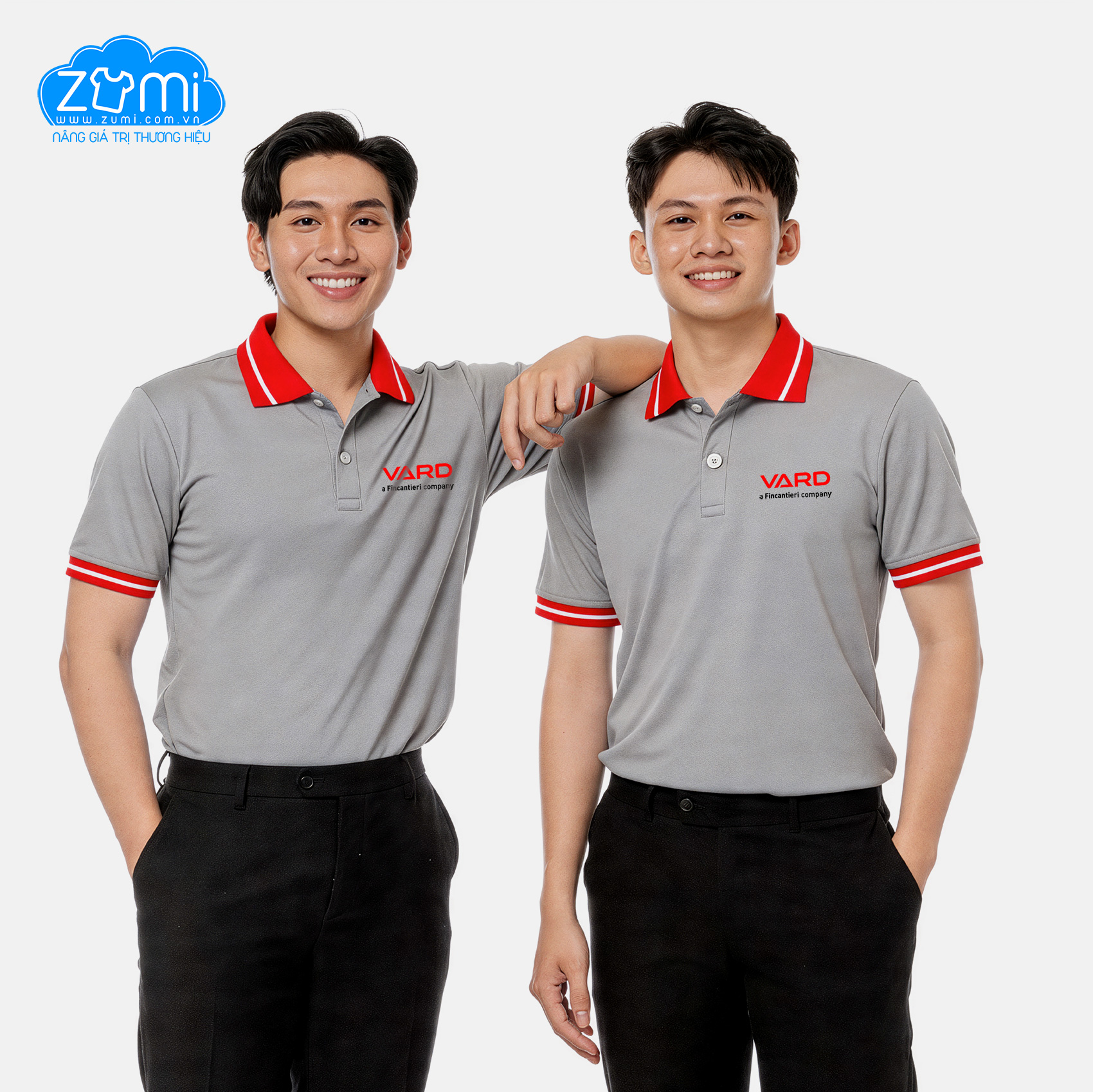 Áo Thun Đồng phục Cổ Trụ - VARD - Z1203074