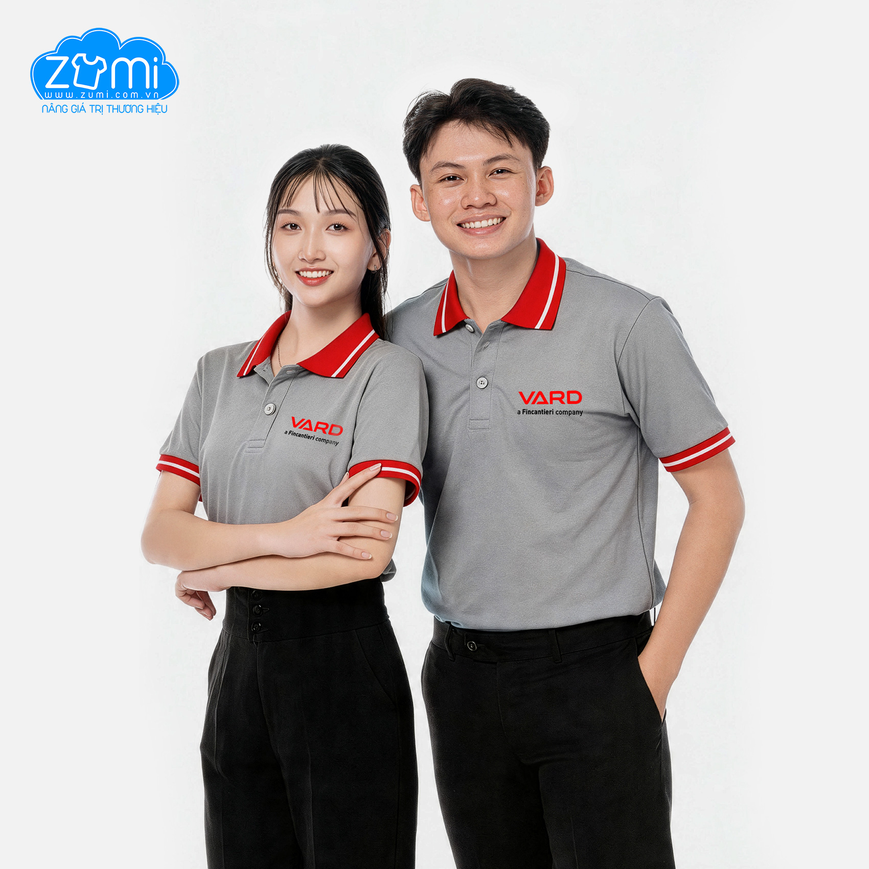 Áo Thun Đồng phục Cổ Trụ - VARD - Z1203074