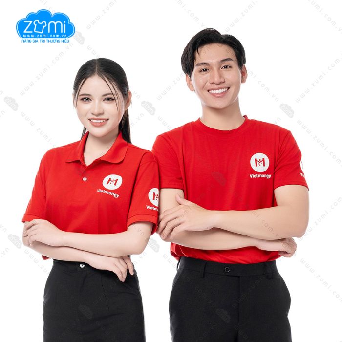 Áo Thun Đồng phục Cổ Trụ - VietMoney