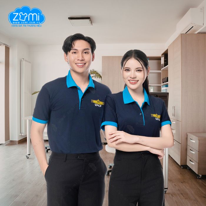 Áo Thun Đồng phục Cổ Trụ - VPCP