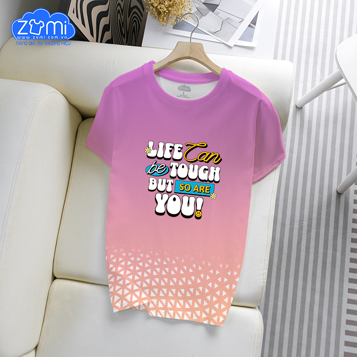 Áo Thun Đồng phục Nhóm - Áo Lớp In 3D Slogan Chất