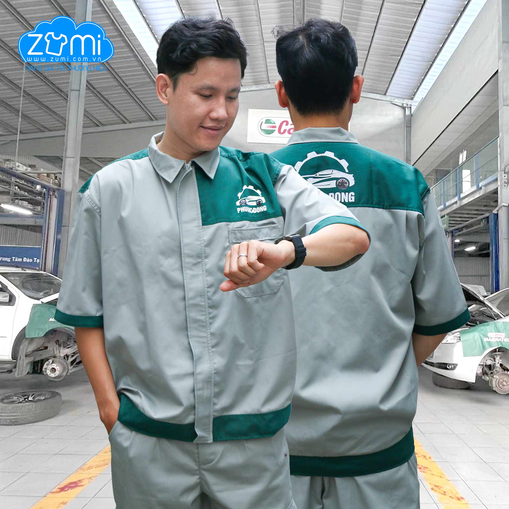 Quần áo Bảo Hộ Lao Động Phương Đông Mẫu 2