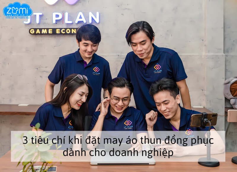 3 tiêu chí khi đặt may áo thun đồng phục dành cho doanh nghiệp