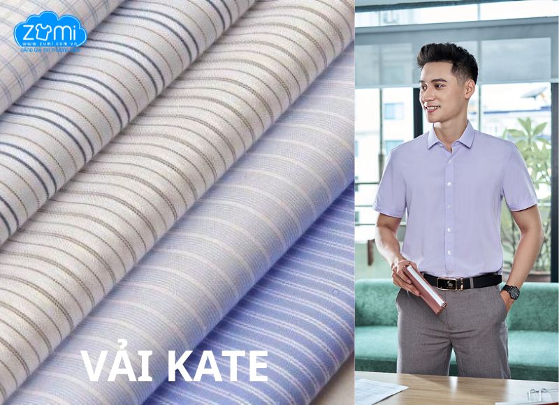 Vải Kate là gì? 5 loại vải Kate may áo sơ mi phổ biến hiện nay